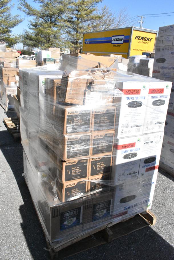 40 BRAND NEW SCRATCH AND DENT! Items Including Ecolab 6101982 Oasis Pro Islan Wave Room Refresher and MB-953B Takeout Containers. 40 Times Your Bid! - Image 4 of 8