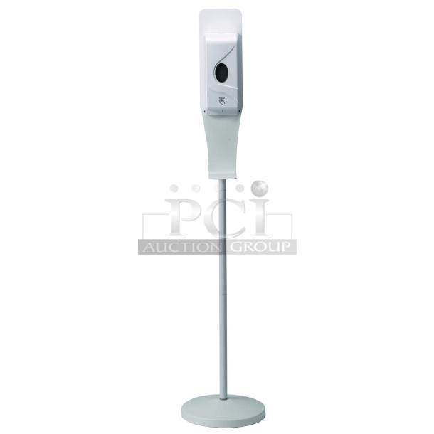 60 BRAND NEW! Boxes of Service Ideas ADISPWSTD SAN ‘N’ SERV Touchless Hand Sanitizer Floor Dispenser, White. 60 Times Your Bid! - Image 1 of 8