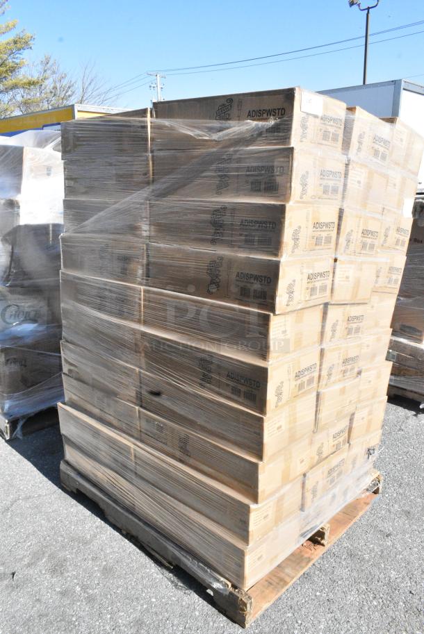 60 BRAND NEW! Boxes of Service Ideas ADISPWSTD SAN ‘N’ SERV Touchless Hand Sanitizer Floor Dispenser, White. 60 Times Your Bid! - Image 3 of 8
