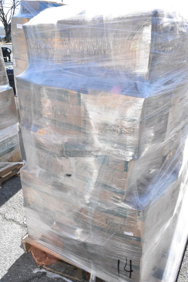 34 BRAND NEW SCRATCH AND DENT! Items Including 395SP10PF EcoChoice No PFAS Added 10" x 10" Natural Bagasse Blend Square Plate - 300/Case, Solo PL200N Medium Clear Plastic Souffle / Cup Lid - 2500/Case. 34 Times Your Bid! - Image 3 of 8