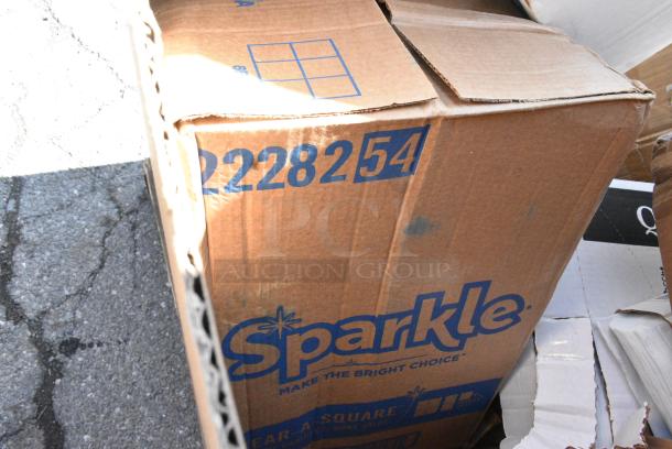 12 BRAND NEW SCRATCH AND DENT! Items Including 5002TP3X496P Lavex Premium 3 1/2" x 4 1/2" Individually Wrapped 2-Ply Standard 500 Sheet Toilet Paper Roll - 96/Case, Dart 20J16 20 oz. White Customizable Foam Cup - 500/Case, 795PTOKFT3 Choice Kraft Microwavable Folded Paper #3 Take-Out Container 7 3/4" x 5 1/2" x 2 1/2" - 200/Case. 12 Times Your Bid! - Image 8 of 12