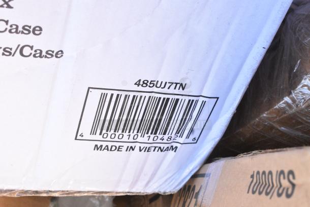 13 BRAND NEW SCRATCH AND DENT! Items Including 5002DNAP Choice White 2-Ply Dinner Napkin 17" x 15" - 3000/Case, 394365M Noble Products Powder-Free Disposable Clear Vinyl Gloves for Foodservice - Medium - 1000/Case, 966UPWIDEKFT OneUp by Choice Kraft 2-Ply Wide Interfold 6 1/2" x 8 1/2" Dispenser Napkin - 6000/Case, 485UJ7TN Choice 7 3/4" Jumbo Clear Unwrapped Straw. 13 Times Your Bid! - Image 11 of 12