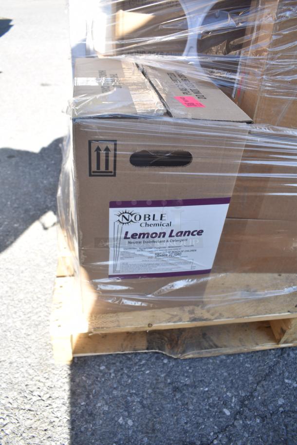 16 BRAND NEW SCRATCH AND DENT! Items Including 395RP09 EcoChoice No PFAS Added Bamboo / Bagasse Blend 9" Plate - 500/Case, Solo Ultra Clear&#8482; TD24 24 oz. Customizable Clear PET Plastic Cold Cup - 600/Case 760TD24, 164INDNATRST Wood Backrest Antique Natural for Barchair. 16 Times Your Bid! - Image 4 of 12