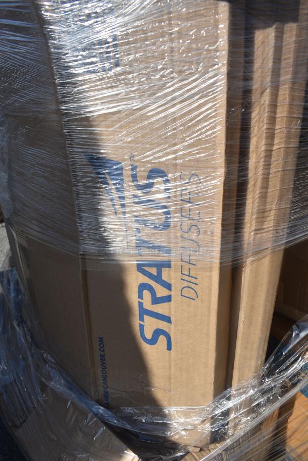 30 BRAND NEW SCRATCH AND DENT! Items Including STR-PQ-8W American Louver Company Stratus White Plaque Diffuser with 8" Neck STR-PQ-8W, 35912011471 CASTER 5"EA TABLE NO BRK 600CASTER COMPONEN. 30 Times Your Bid! - Image 3 of 9