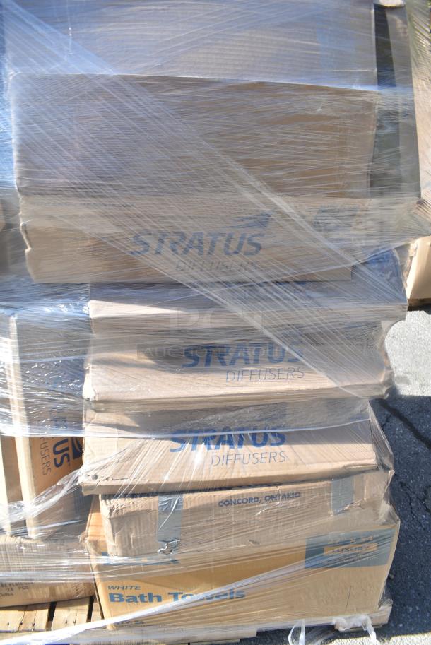 30 BRAND NEW SCRATCH AND DENT! Items Including STR-PQ-8W American Louver Company Stratus White Plaque Diffuser with 8" Neck STR-PQ-8W, 35912011471 CASTER 5"EA TABLE NO BRK 600CASTER COMPONEN. 30 Times Your Bid! - Image 4 of 9