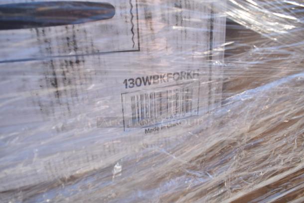 28 BRAND NEW SCRATCH AND DENT! Items Including 130WBKFORKH Choice Black Heavy Weight Wrapped Polystyrene Plastic Fork - 1000/Case, 500LFLAT Choice Clear Flat Lid with Straw Slot - 9, 12, 16, 20, and 24 oz. - 1000/Case, 130BKFKSNSPX500 Choice Black Extra Heavy Weight Wrapped Polystyrene Plastic Cutlery Pack with Napkin and Salt and Pepper Packets - 500/Case, 795KFTL50PLA EcoChoice 44-50 oz. Round Compostable PLA Take-Out Lid - 300/Case, Herc Trash Bag. 28 Times Your Bid! - Image 5 of 12