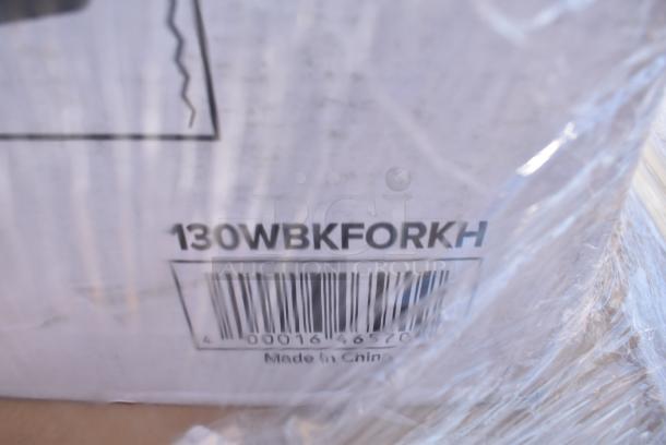 28 BRAND NEW SCRATCH AND DENT! Items Including 130WBKFORKH Choice Black Heavy Weight Wrapped Polystyrene Plastic Fork - 1000/Case, 500LFLAT Choice Clear Flat Lid with Straw Slot - 9, 12, 16, 20, and 24 oz. - 1000/Case, 130BKFKSNSPX500 Choice Black Extra Heavy Weight Wrapped Polystyrene Plastic Cutlery Pack with Napkin and Salt and Pepper Packets - 500/Case, 795KFTL50PLA EcoChoice 44-50 oz. Round Compostable PLA Take-Out Lid - 300/Case, Herc Trash Bag. 28 Times Your Bid! - Image 9 of 12