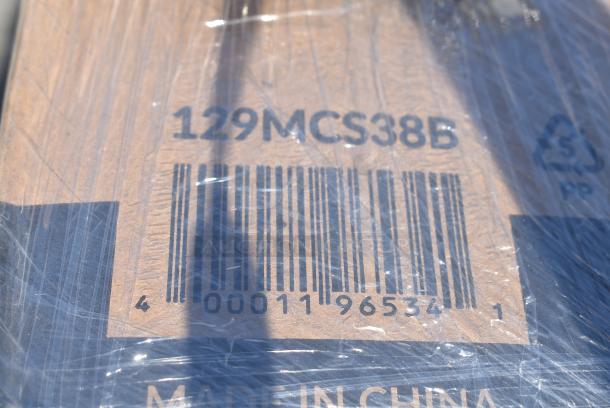 30 BRAND NEW SCRATCH AND DENT! Items Including 129MCS38B Choice 38 oz. Black Rectangular Microwavable Heavy Weight Container with Lid 8 3/4" x 6 1/4" x 2" - 150/Case, 795PTOBK3 Choice 7 3/4" x 5 1/2" x 2 1/2" Black Microwavable Folded Paper #3 Take-Out Container - 200/Case, 2 129MCR24B Choice 24 oz. Black Round Microwavable Heavy Weight Container with Lid 7 1/4" - 150/Case, 500L8B Choice 8 oz. Tall Black Hot Paper Cup Travel Lid - 1000/Case. 30 Times Your Bid! - Image 5 of 14
