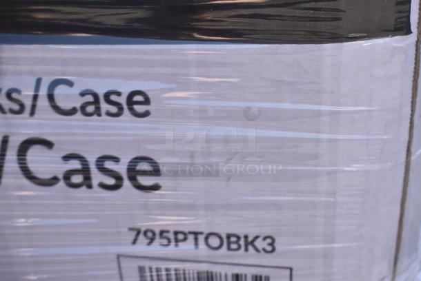 30 BRAND NEW SCRATCH AND DENT! Items Including 129MCS38B Choice 38 oz. Black Rectangular Microwavable Heavy Weight Container with Lid 8 3/4" x 6 1/4" x 2" - 150/Case, 795PTOBK3 Choice 7 3/4" x 5 1/2" x 2 1/2" Black Microwavable Folded Paper #3 Take-Out Container - 200/Case, 2 129MCR24B Choice 24 oz. Black Round Microwavable Heavy Weight Container with Lid 7 1/4" - 150/Case, 500L8B Choice 8 oz. Tall Black Hot Paper Cup Travel Lid - 1000/Case. 30 Times Your Bid! - Image 6 of 14
