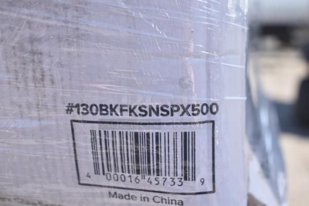 30 BRAND NEW SCRATCH AND DENT! Items Including 129MCS38B Choice 38 oz. Black Rectangular Microwavable Heavy Weight Container with Lid 8 3/4" x 6 1/4" x 2" - 150/Case, 795PTOBK3 Choice 7 3/4" x 5 1/2" x 2 1/2" Black Microwavable Folded Paper #3 Take-Out Container - 200/Case, 2 129MCR24B Choice 24 oz. Black Round Microwavable Heavy Weight Container with Lid 7 1/4" - 150/Case, 500L8B Choice 8 oz. Tall Black Hot Paper Cup Travel Lid - 1000/Case. 30 Times Your Bid! - Image 7 of 14