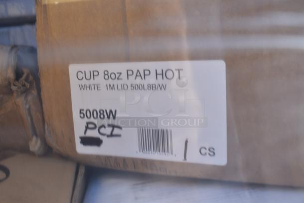 29 BRAND NEW SCRATCH AND DENT! Items Including 3 500L8B Choice 8 oz. Tall Black Hot Paper Cup Travel Lid - 1000/Case, 127SB24COMBO Choice 24 oz. Clear Plastic Salad Bowl with Lid - 150/Case, 3 394365M Noble Products Powder-Free Disposable Clear Vinyl Gloves for Foodservice - Medium - 1000/Case, 500LSTRWLW Choice 9, 12, 16, 20, and 24 oz. Clear Sip-Through Lid with Extra-Wide Opening - 1000/Case, 612FS1116 Choice Full Size Foil Steam Table Pan Shallow 1 11/16" Depth - 50/Case, 5008W Choice 8 oz. Tall White Poly Paper Hot Cup - 1000/Case, 395TO881 EcoChoice 8" x 8" x 3" Compostable No PFAS Added Bamboo / Bagasse 1 Compartment Take-Out Box - 200/Case, 795PTOBK3 EcoChoice 8" x 8" x 3" Compostable No PFAS Added Bamboo / Bagasse 1 Compartment Take-Out Box - 200/Case, 127PL2 Choice PET Plastic Lid for 1.5 to 2.5 oz. Souffle Cup / Portion Cup - 2500/Case. 29 Times Your Bid! - Image 13 of 21