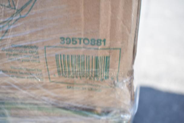 29 BRAND NEW SCRATCH AND DENT! Items Including 3 500L8B Choice 8 oz. Tall Black Hot Paper Cup Travel Lid - 1000/Case, 127SB24COMBO Choice 24 oz. Clear Plastic Salad Bowl with Lid - 150/Case, 3 394365M Noble Products Powder-Free Disposable Clear Vinyl Gloves for Foodservice - Medium - 1000/Case, 500LSTRWLW Choice 9, 12, 16, 20, and 24 oz. Clear Sip-Through Lid with Extra-Wide Opening - 1000/Case, 612FS1116 Choice Full Size Foil Steam Table Pan Shallow 1 11/16" Depth - 50/Case, 5008W Choice 8 oz. Tall White Poly Paper Hot Cup - 1000/Case, 395TO881 EcoChoice 8" x 8" x 3" Compostable No PFAS Added Bamboo / Bagasse 1 Compartment Take-Out Box - 200/Case, 795PTOBK3 EcoChoice 8" x 8" x 3" Compostable No PFAS Added Bamboo / Bagasse 1 Compartment Take-Out Box - 200/Case, 127PL2 Choice PET Plastic Lid for 1.5 to 2.5 oz. Souffle Cup / Portion Cup - 2500/Case. 29 Times Your Bid! - Image 14 of 21