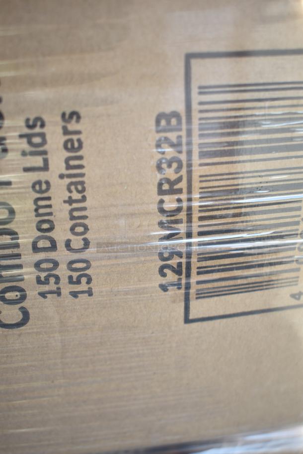 38 BRAND NEW SCRATCH AND DENT! Items Including 4 612LOB225LBC Choice 2.25 lb. Oblong Foil Take-Out Container with Board Lid - 250/Case, 347RP10BKSS Visions Wave 10" Black Plastic Plate - 144/Case, 50012CAFE Choice 12 oz. Café Print Poly Paper Hot Cup - 1000/Case, Dinnerware Set, 50012W CUP 12oz PAP HOT WHITE 1M LID 500L1020B/W, 612FS7800 Choice Full Size Foil Steam Table Pan Medium 2 3/16" Depth - 50/Case, 129MCR32B Choice 32 oz. Black Round Microwavable Heavy Weight Container with Lid 7 1/4" - 150/Case, 128HD8COMBO Choice Heavy Duty 8 oz. Microwavable Translucent Plastic Deli Container and Lid Combo Pack - 240/Case, 500MF883W3C Choice 8" x 8" 3-Compartment Microwaveable White Mineral-Filled Plastic Hinged Take-Out Container - 150/Case, 347RP10WHSLV Visions 10" White Plastic Plate with Silver Lattice Design - 120/Case. 38 Times Your Bid! - Image 13 of 20