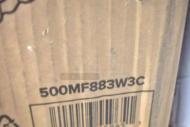 38 BRAND NEW SCRATCH AND DENT! Items Including 4 612LOB225LBC Choice 2.25 lb. Oblong Foil Take-Out Container with Board Lid - 250/Case, 347RP10BKSS Visions Wave 10" Black Plastic Plate - 144/Case, 50012CAFE Choice 12 oz. Café Print Poly Paper Hot Cup - 1000/Case, Dinnerware Set, 50012W CUP 12oz PAP HOT WHITE 1M LID 500L1020B/W, 612FS7800 Choice Full Size Foil Steam Table Pan Medium 2 3/16" Depth - 50/Case, 129MCR32B Choice 32 oz. Black Round Microwavable Heavy Weight Container with Lid 7 1/4" - 150/Case, 128HD8COMBO Choice Heavy Duty 8 oz. Microwavable Translucent Plastic Deli Container and Lid Combo Pack - 240/Case, 500MF883W3C Choice 8" x 8" 3-Compartment Microwaveable White Mineral-Filled Plastic Hinged Take-Out Container - 150/Case, 347RP10WHSLV Visions 10" White Plastic Plate with Silver Lattice Design - 120/Case. 38 Times Your Bid! - Image 17 of 20