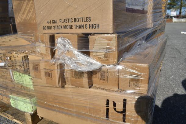 25 BRAND NEW SCRATCH AND DENT! Items Including 164TB2222 Lancaster Table & Seating 22" x 22" Cross Cast Iron Table Base Plate, Flat Auto Adjust, 164TCOLROD25 Lancaster Table & Seating 25 3/16" Standard Height Table Base Column and Rod, Noble Lemon Lance Disinfectant. 25 Times Your Bid! - Image 11 of 13