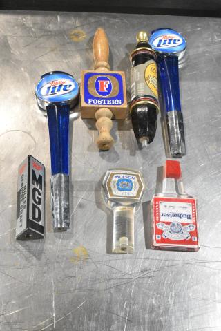 7 Various Bar Tap Handles. 7 Times Your Bid!