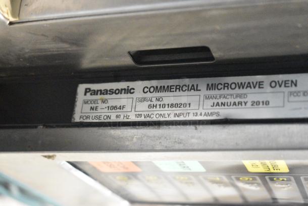 Panasonic NE-1064F Stainless Steel Countertop Microwave Oven. 115 Volts, 1 Phase. - Image 8 of 9
