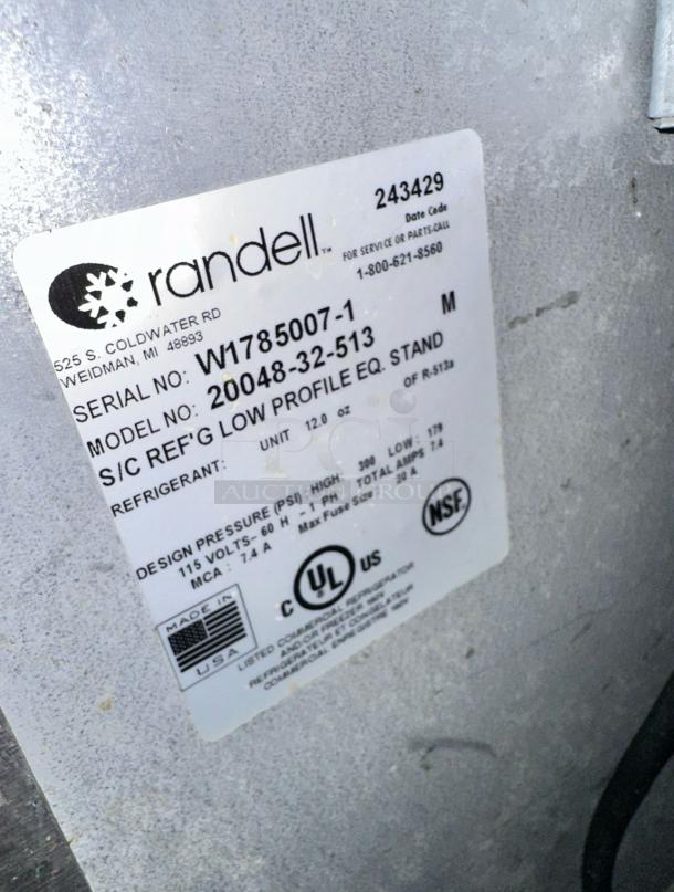 Outstanding Condition Randell Low Profile Refrigerated Equipment Stand – Tested & Working! - Image 5 of 5