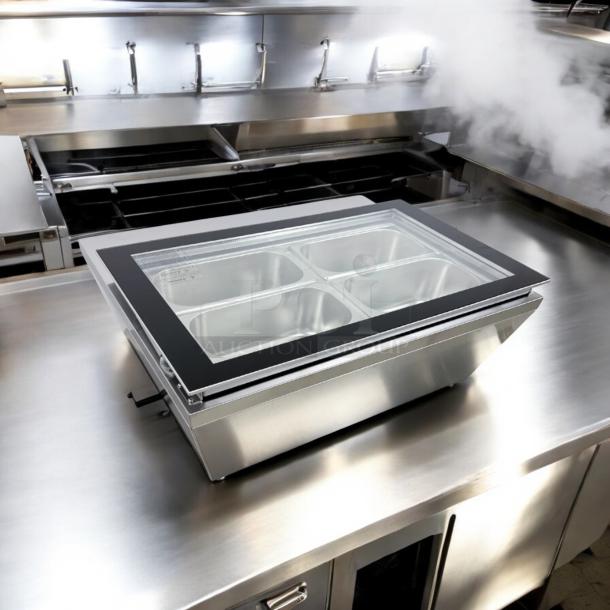 Excellent Condition Commercial Gelato Ice Cream Display Freezer – Tested & Working! - Image 4 of 13
