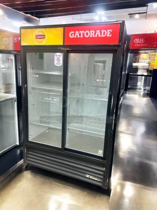 Excellent Condition True GDM-45 Double Glass Door Merchandising Refrigerator – Tested & Working!