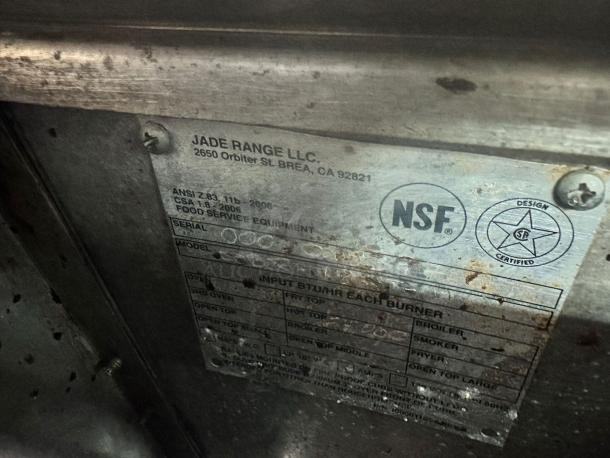 Excellent Condition Commercial Jade Range Griddle – Tested & Working! - Image 6 of 7