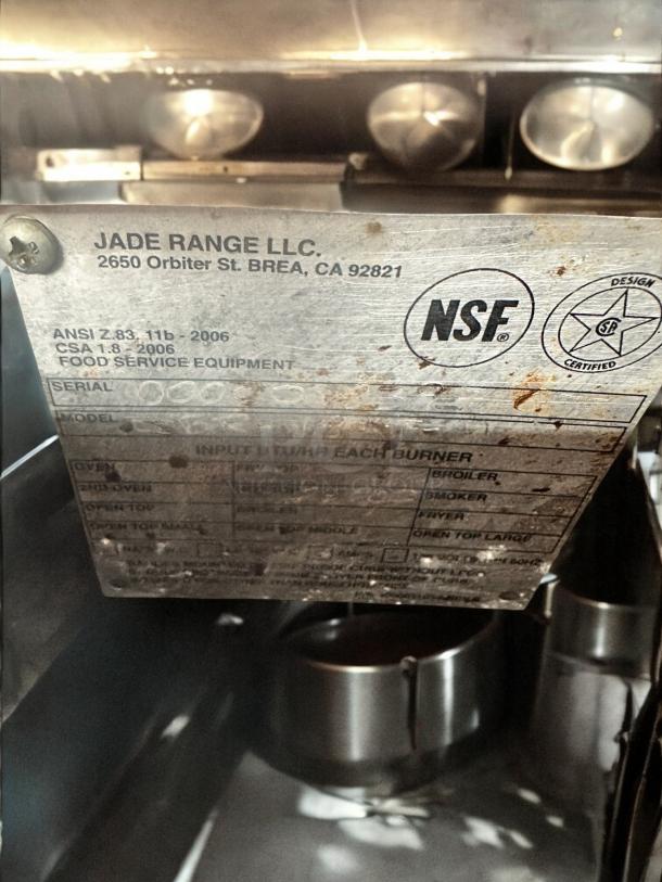 Excellent Condition Commercial Jade Range Griddle – Tested & Working! - Image 7 of 7