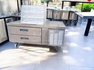 Excellent Condition Commercial Stainless Steel Refrigerated Chef Base – Tested & Working!