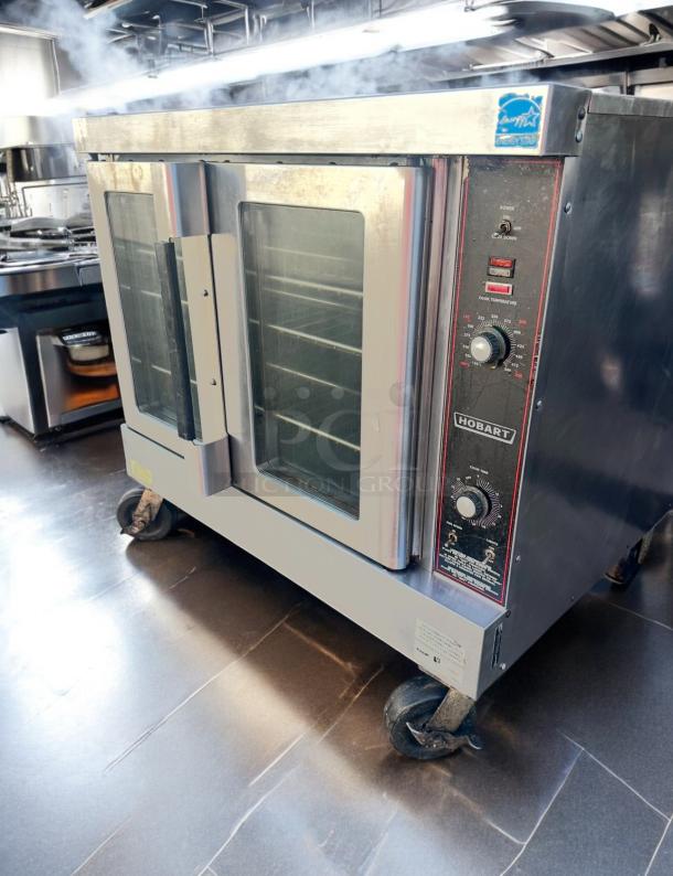 Excellent Condition Hobart Commercial Stainless Steel Double-Door Convection Oven – Tested & Working! - Image 2 of 3