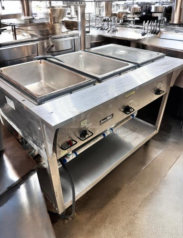 Excellent Condition Vollrath ServeWell 3-Well Steam Table – Tested & Working! - Image 3 of 7