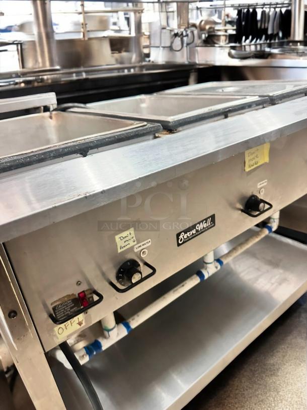 Excellent Condition Vollrath ServeWell 3-Well Steam Table – Tested & Working! - Image 6 of 7