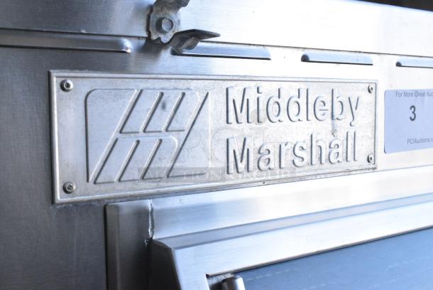 2 Middleby Marshall PS536R Stainless Steel Commercial Electric Powered Conveyor Pizza Ovens on Commercial Casters. 208/240 Volts, 3 Phase. 2 Times Your Bid! - Image 3 of 11