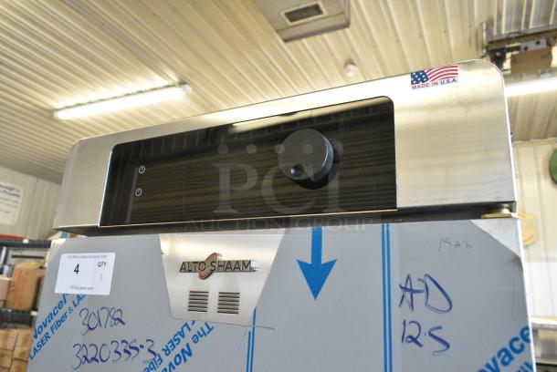 BRAND NEW SCRATCH AND DENT! 2022 Alto Shaam 1200-TH Stainless Steel Commercial Full Height Halo Heat® Cook and Hold Oven on Commercial Casters. 208-240 Volts, 1 Phase. - Image 3 of 8