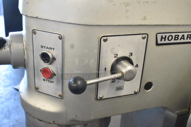 Hobart Metal Commercial Floor Style Planetary Dough Mixer w/ Stainless Steel Mixing Bowl and Dough Hook Attachment. 208/240 Volts. - Image 5 of 10