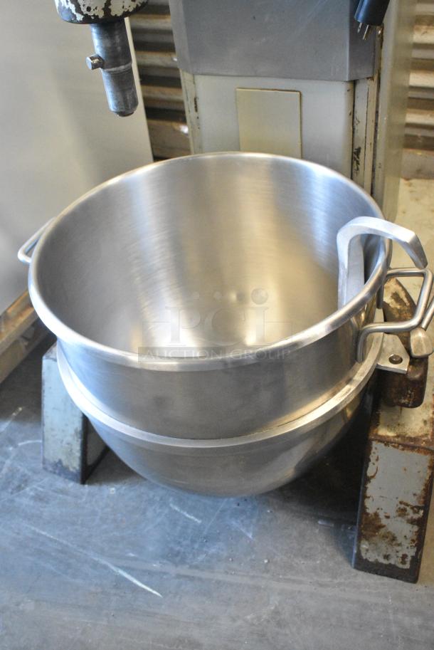 Hobart Metal Commercial Floor Style Planetary Dough Mixer w/ Stainless Steel Mixing Bowl and Dough Hook Attachment. 208/240 Volts. - Image 6 of 10