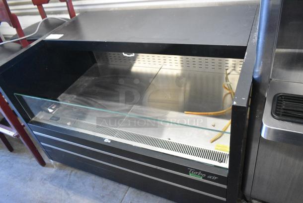 Turbo Air TOM-48UC-B-N Metal Commercial Black Drop-In Refrigerated Open Display Case Merchandiser. 115 Volts, 1 Phase. Tested and Powers On But Does Not Get Cold - Image 2 of 6