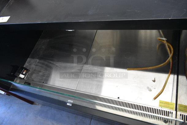 Turbo Air TOM-48UC-B-N Metal Commercial Black Drop-In Refrigerated Open Display Case Merchandiser. 115 Volts, 1 Phase. Tested and Powers On But Does Not Get Cold - Image 4 of 6