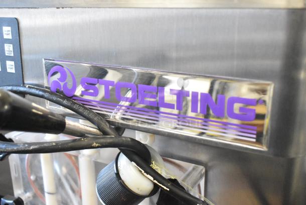 Stoelting F231-109I2 Stainless Steel Commercial Floor Style Water Cooled 2 Flavor w/ Twist Soft Serve Ice Cream Machine on Commercial Casters. 208-230 Volts, 3 Phase. - Image 3 of 11