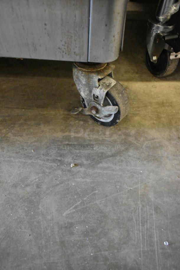 Stoelting F231-109I2 Stainless Steel Commercial Floor Style Water Cooled 2 Flavor w/ Twist Soft Serve Ice Cream Machine on Commercial Casters. 208-230 Volts, 3 Phase. - Image 4 of 11