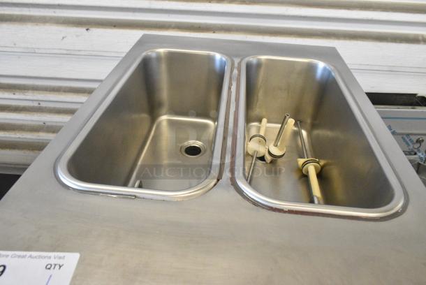 Stoelting F231-109I2 Stainless Steel Commercial Floor Style Water Cooled 2 Flavor w/ Twist Soft Serve Ice Cream Machine on Commercial Casters. 208-230 Volts, 3 Phase. - Image 10 of 11