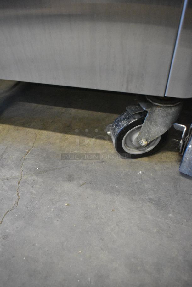 Stoelting F231-109I2 Stainless Steel Commercial Floor Style Water Cooled 2 Flavor w/ Twist Soft Serve Ice Cream Machine on Commercial Casters. 208-230 Volts, 3 Phase. - Image 4 of 10