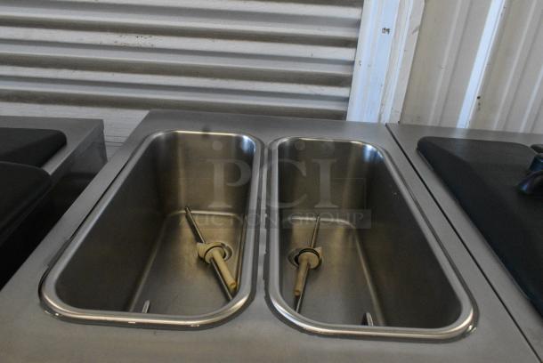 Stoelting F231-109I2 Stainless Steel Commercial Floor Style Water Cooled 2 Flavor w/ Twist Soft Serve Ice Cream Machine on Commercial Casters. 208-230 Volts, 3 Phase. - Image 9 of 10