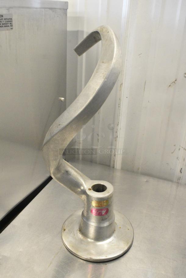 2 Metal Mixing Bowl and Alfa Metal Commercial 60 Quart Dough Hook Attachment for Hobart Mixer. 2 Times Your Bid! - Image 3 of 7