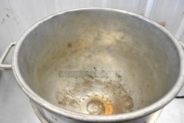 2 Metal Mixing Bowl and Alfa Metal Commercial 60 Quart Dough Hook Attachment for Hobart Mixer. 2 Times Your Bid! - Image 7 of 7