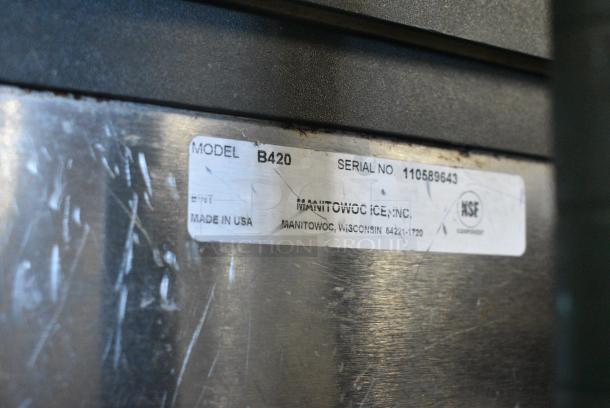 Manitowoc SY0424A Stainless Steel Commercial Ice Head on Manitowoc B420 Commercial Ice Bin. 115 Volts, 1 Phase. - Image 5 of 7
