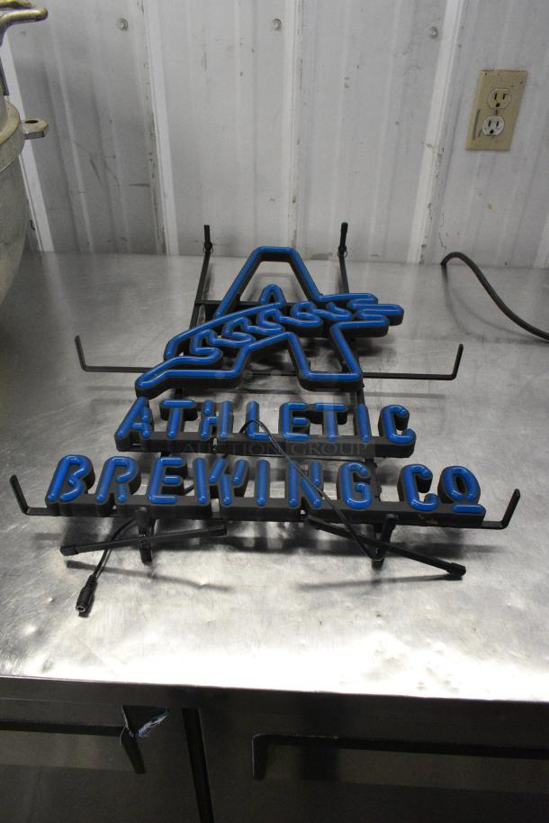 2 Light Up Signs; Blue Moon and Athletic Brewing Co. 2 Times Your Bid! - Image 2 of 7