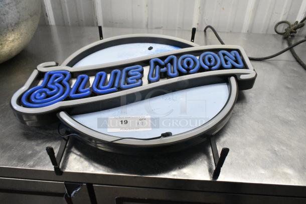 2 Light Up Signs; Blue Moon and Athletic Brewing Co. 2 Times Your Bid! - Image 6 of 7