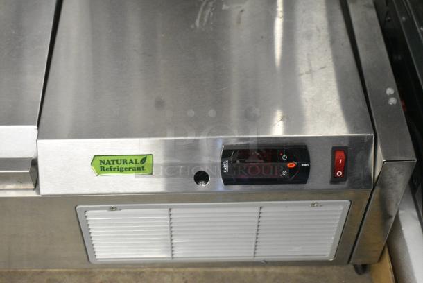 Turbo Air CTST-1500-N Stainless Steel Commercial Countertop Refrigerated Rail. 115 Volts, 1 Phase. Tested and Working! - Image 3 of 7