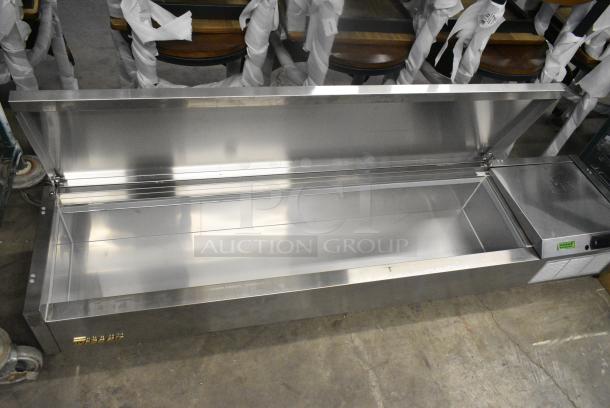 Turbo Air CTST-1500-N Stainless Steel Commercial Countertop Refrigerated Rail. 115 Volts, 1 Phase. Tested and Working! - Image 5 of 7