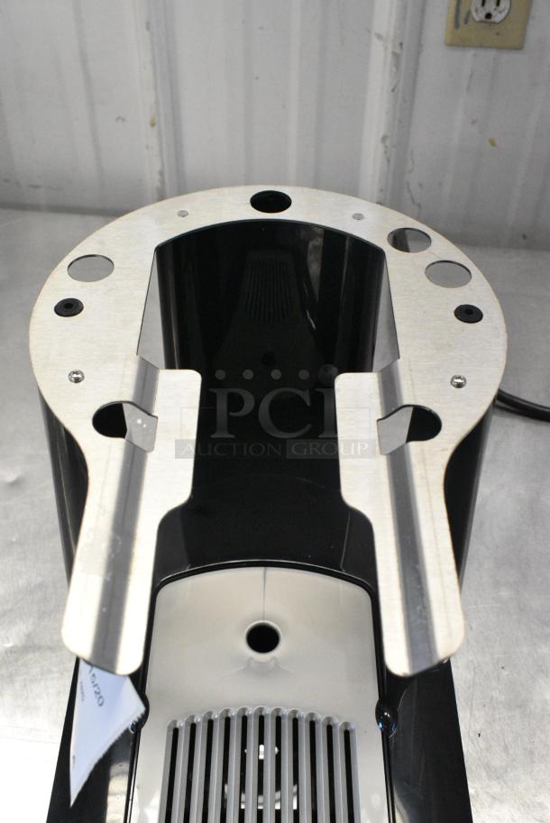 BRAND NEW SCRATCH AND DENT! Fetco A150 344A150 Single Black and Stainless Steel Satellite Coffee Server Stand - Image 4 of 6