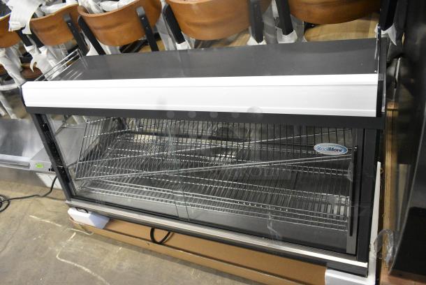 BRAND NEW SCRATCH AND DENT! KoolMore HDC-6C Metal Commercial 48 in. Glass Countertop Display Warmer, 6.5 cu. ft. 110-120 Volts, 1 Phase. Tested and Working! - Image 3 of 9